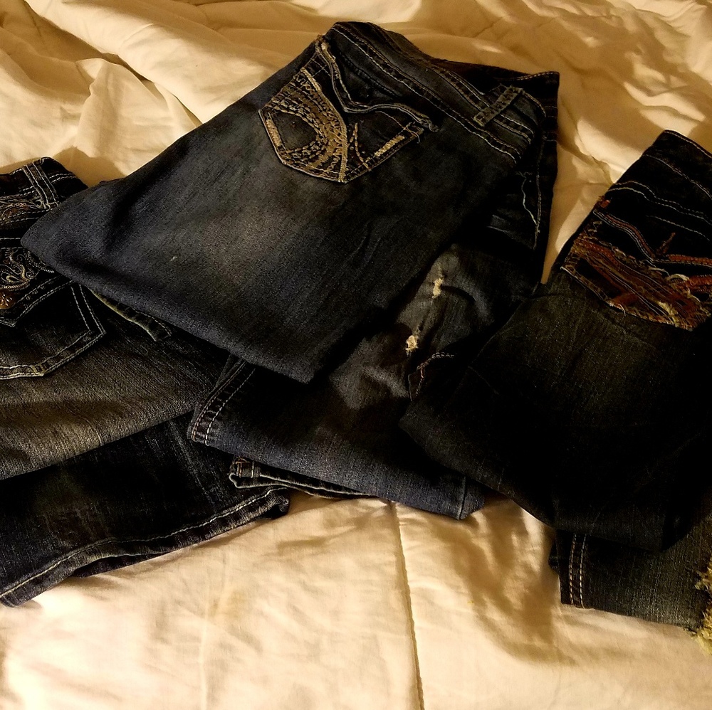3 pair Rue 21 jeans size 15/16